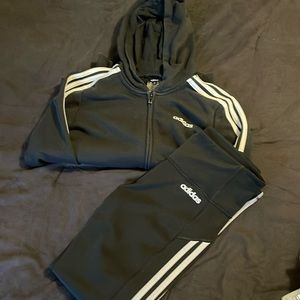 Adidas jacket and tights.